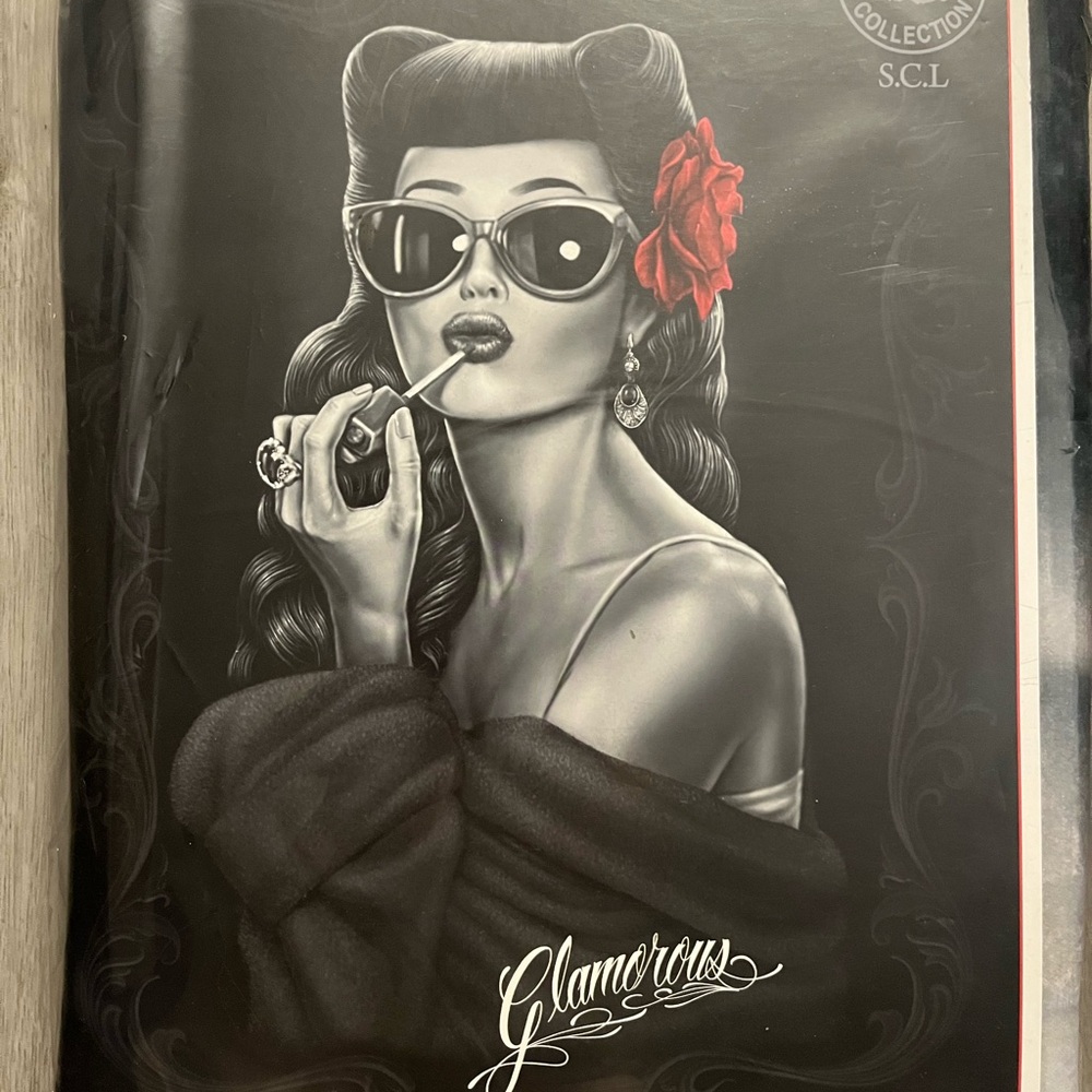 0045–New Glamorous Black and Red Throw Blanket